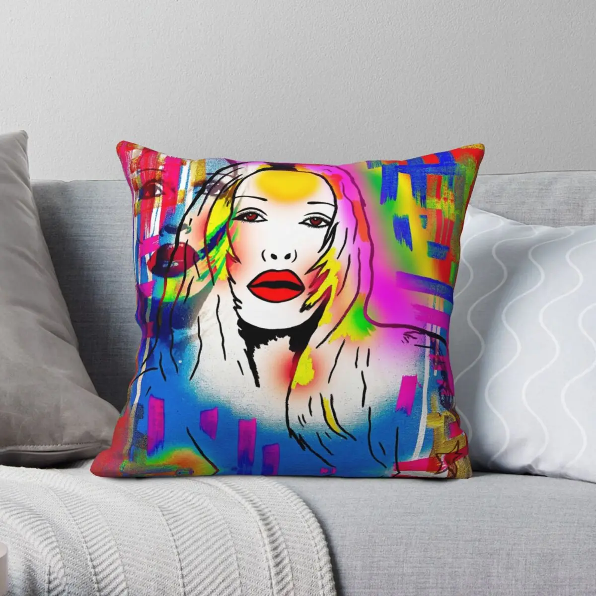 

Pete Burns Collection Merchandise Pillowcase Polyester Linen Velvet Zip Decor Throw Pillow Case Sofa Seater Cushion Cover