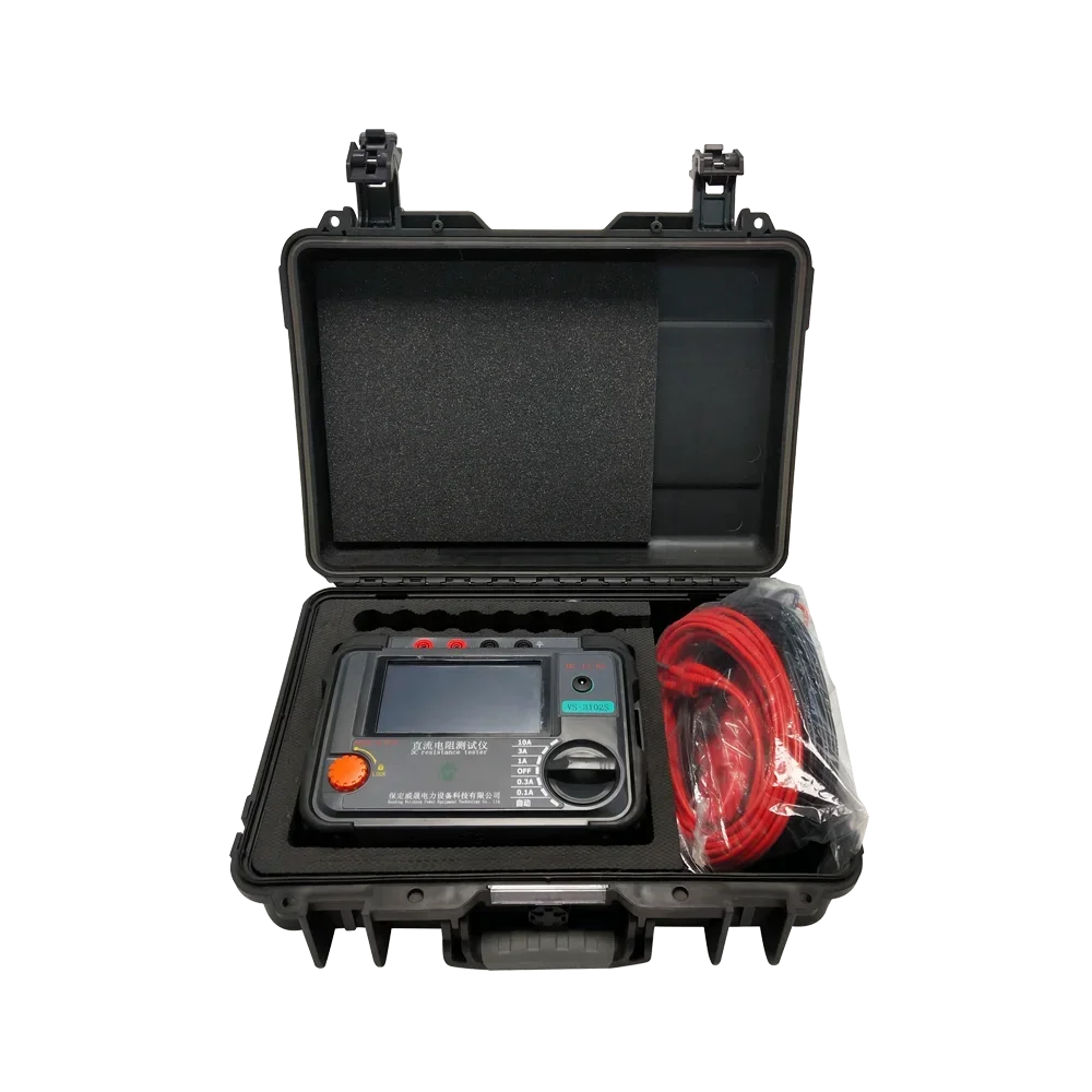 Ручная катушка обмотки трансформатора тестер низкого сопротивления постоянного