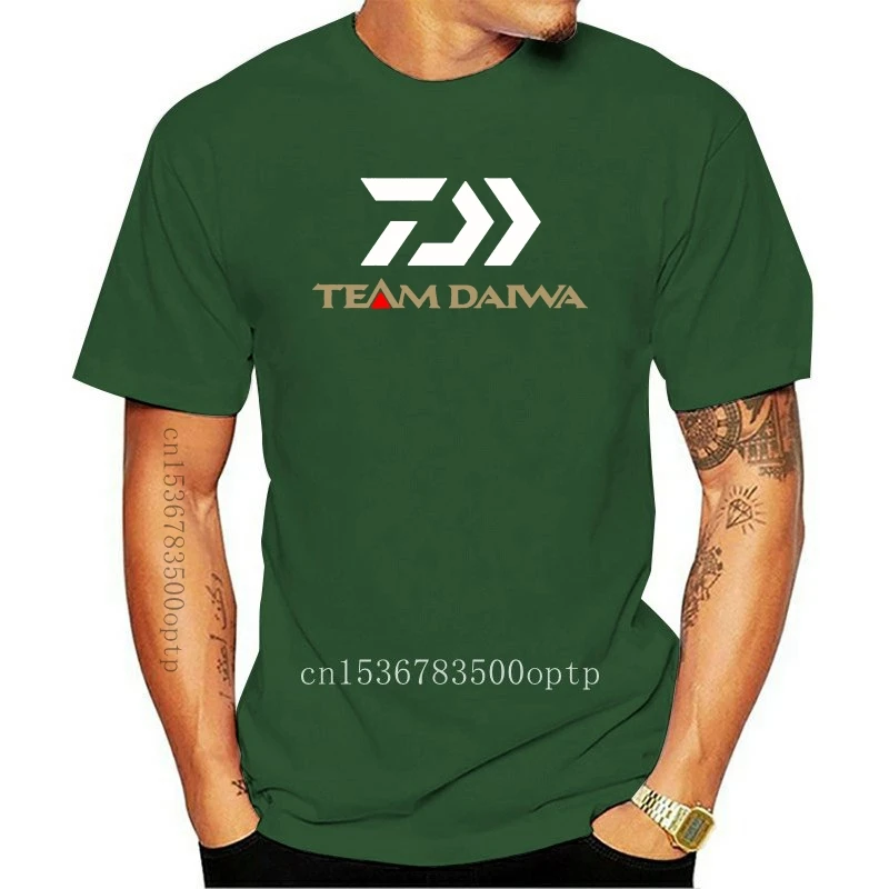 

Модная новая футболка Daiwa Fishinger с логотипом, новинка, мужская рубашка с рукавом до локтя, быстросохнущая Байкерская футболка, футболка, футбо...