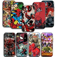 marvel avengers phone cases for xiaomi redmi 10 note 10 10 pro 10s redmi note 10 5g carcasa funda soft tpu coque