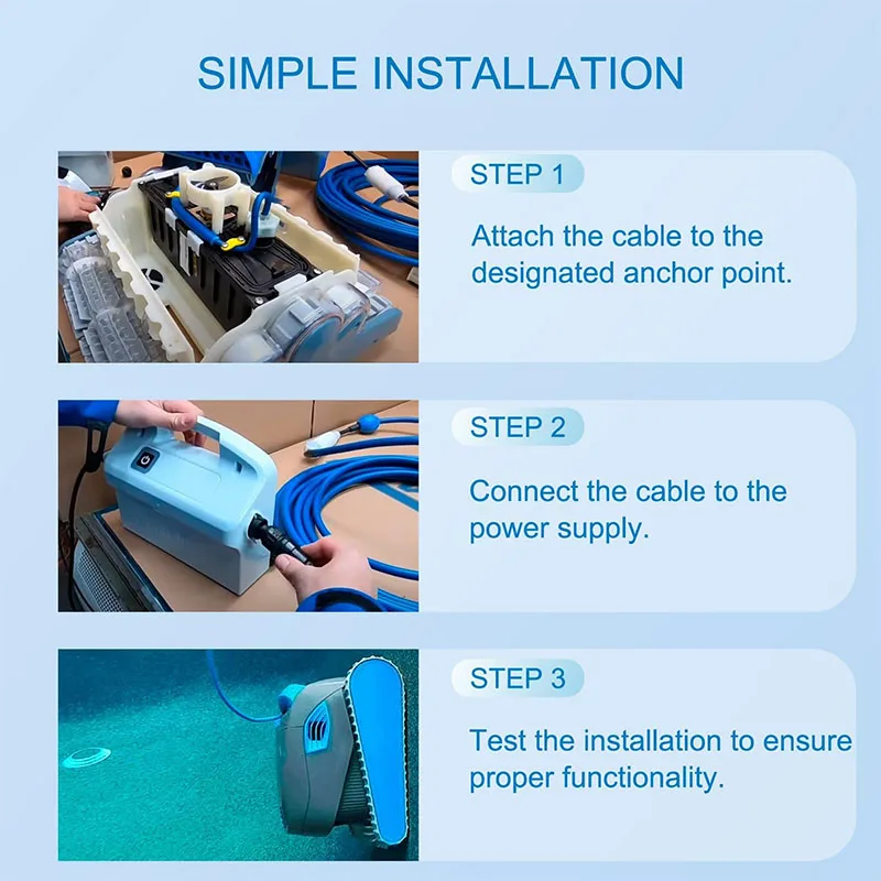 99958906 -Кабель и поворотный сделай сам — 3-проводной для роботов-пылесосов Dolphin Active