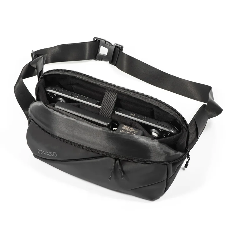

For Steam Deck Handheld Game Consoles Portable Splash-proof Crossbody Shoulder Bag Large Capacity Storage Bag