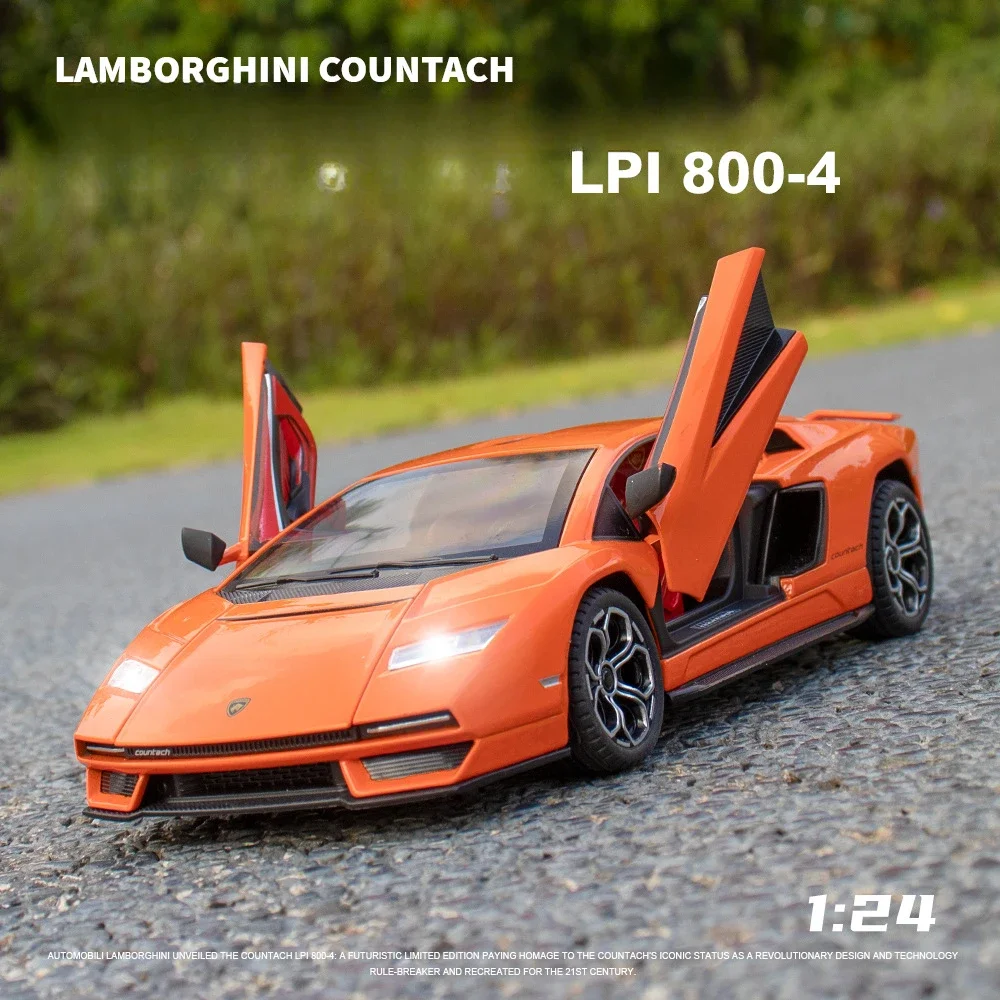 Countach LPI 800-4 суперкар моделирование 1/24 модель Lambo из сплава литая под давлением
