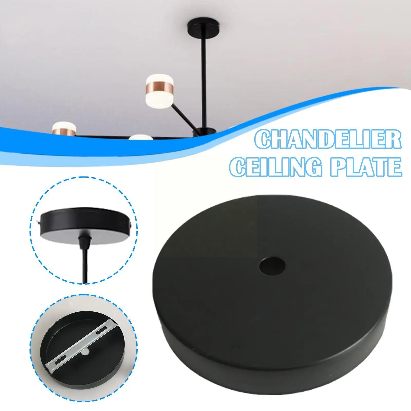 

Подвесная Потолочная пластина 120x25 мм, основание шасси, ретро-лампа «сделай сам», Основание Замка, фитинги, потолочный светильник, Подвесная ...