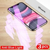 anti blue light and hd clear tempered glass screen protector for iphone 11 pro max screen protectors 3pcs1pcs