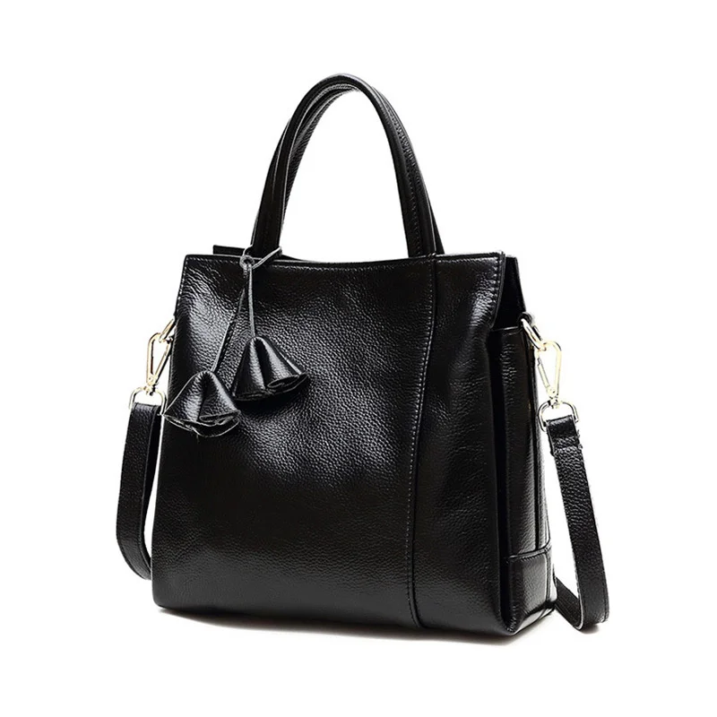 2023 New Fashion Middle-Aged Women's Handbag Genuine Leather Small Shoulder Crossbody Bag Messenger high-capacity versatile