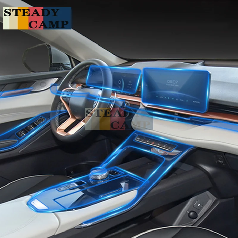

Для Haval H6 2021-2022 Автомобильная внутренняя центральная консоль прозрачная фотопленка для ремонта от царапин аксессуары для замены