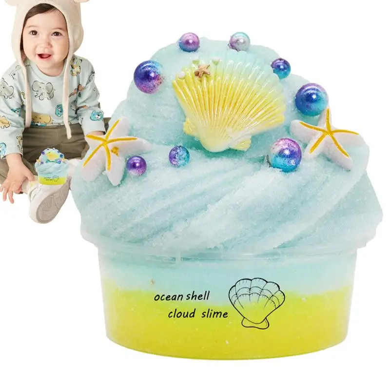 

Jelly Cube 60ml Homemade Soft Clay Floam Stress Relief Toy Interactive Fluffy Crystal Mud Multi-use Soft Jelly Clay Crunchy