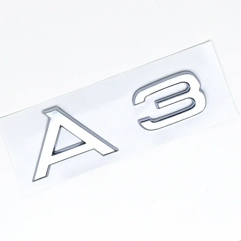 Фото Наклейка на багажник автомобиля 3D ABS 2.0 2.5 3.0 4.0 5.0TDI 30 35 40 45 50 55 TFSI TDI для A1 A3 A4 A5 A6 A7 A8 Q2 Q3 Q5 Q7 №4