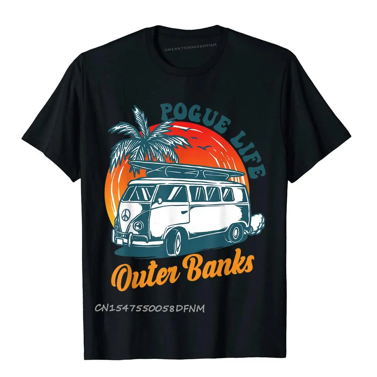 

Pogue Life Outer Banks Retro Dominant Leisure T Shirts Premium Cotton Men Tops T Shirt Family Camisas Hombre