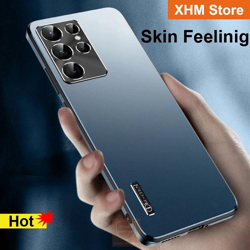 

Ультратонкий чехол для Samsung Galaxy S22 S23, брендовый матовый чехол для Samsung Galaxy S21 S22 S23 Plus, чехол-бампер