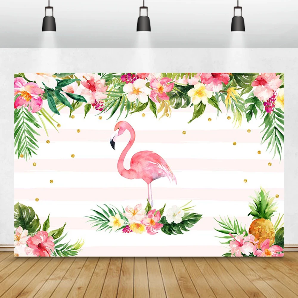 

Фоны для фотографирования новорожденных с изображением фламинго розовых цветов свадьбы дня рождения