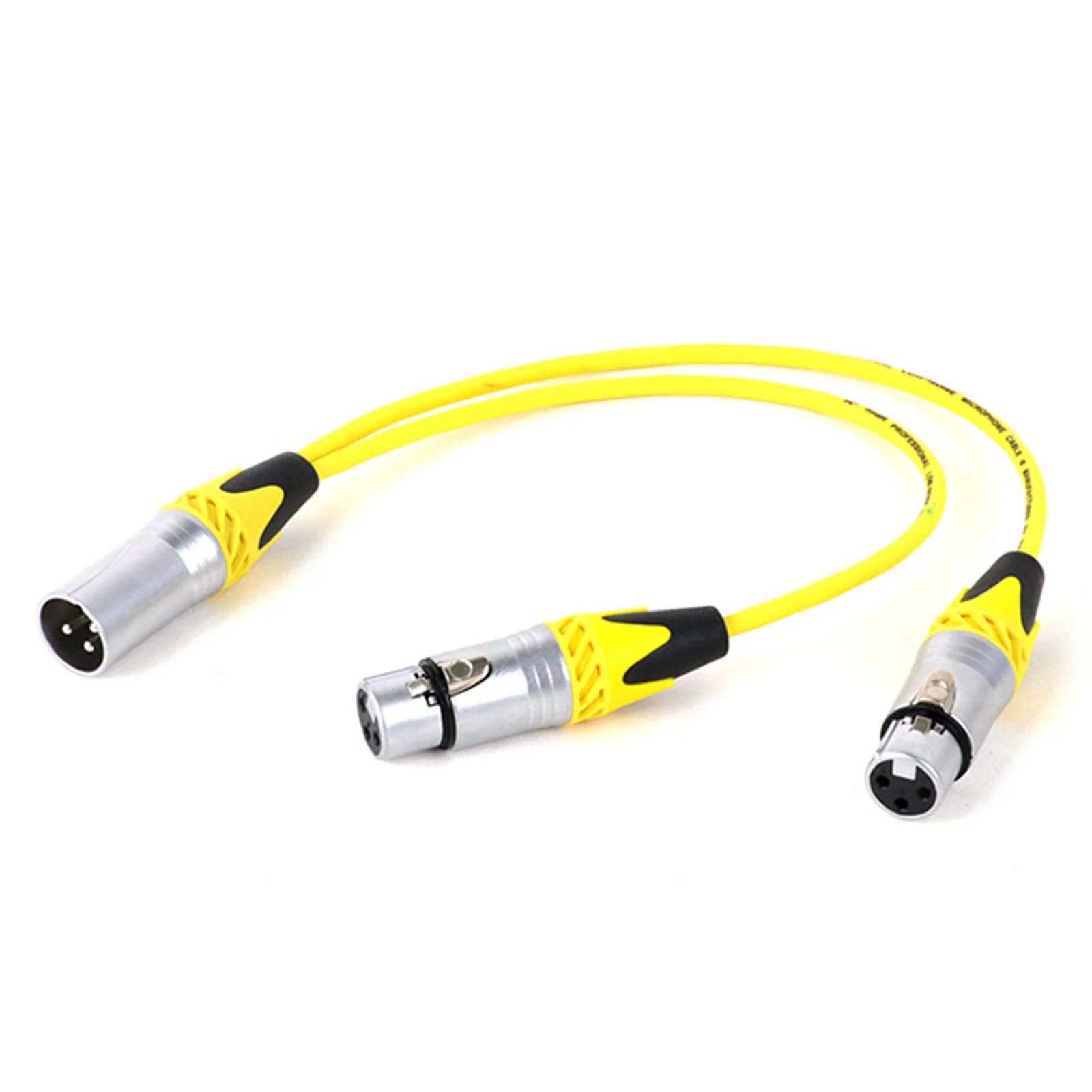 Y-разветвитель XLR 3Pin 1 штекер на 2 гнезда аудио удлинитель Y-образный кабель шнур