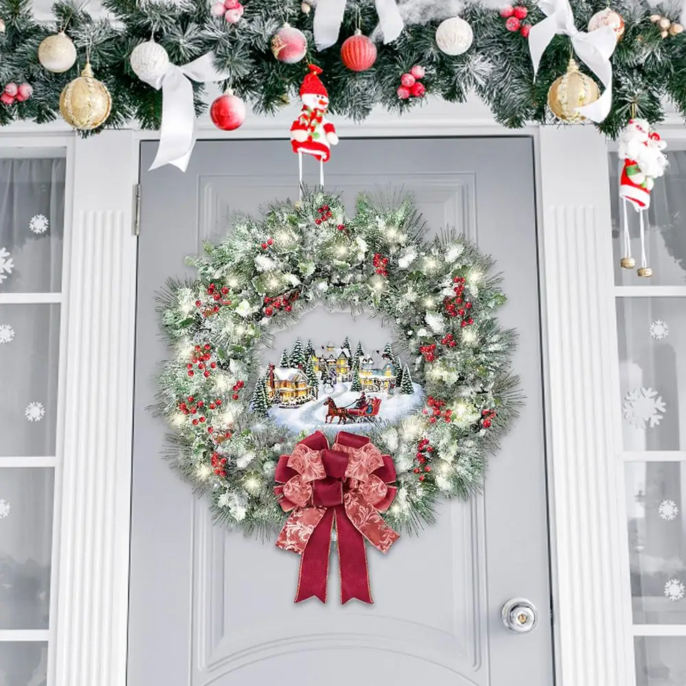

Рождественский венок, наклейки на стену, наклейка на окно, стекло, наклейка с Санта-Клаусом, роспись, искусство, новогоднее и Рождественское украшение, украшение для дома