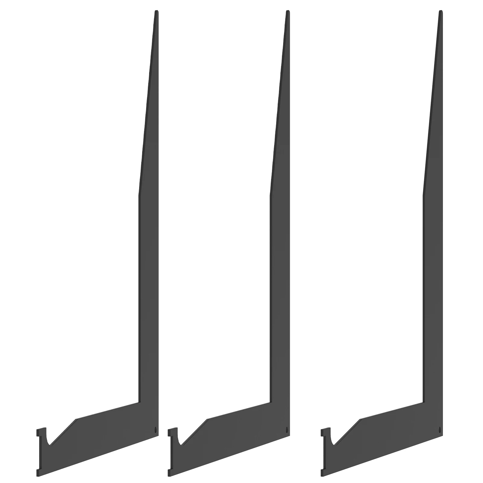 3 шт. многоразовые пластиковые инструменты для пожарных с эргономичной ручкой