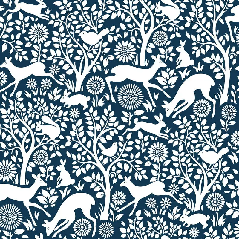 

Walls Decor Navy Merriment Peel & Stick Wallpaper