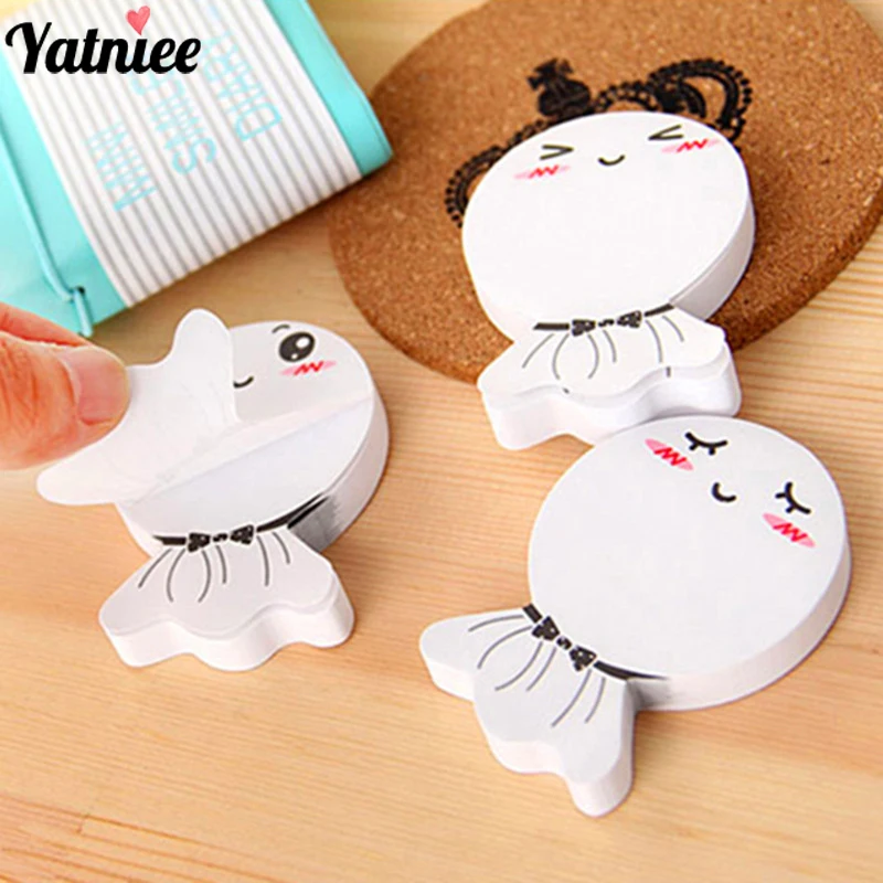 

1pcs Lovely Cartoon Sticker Note Paper Sticky Notes Cute Kawaii Creative Note Memo Pad Stickers Students Stationery Supply