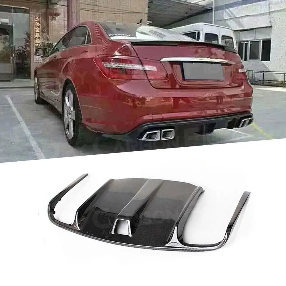 Губа заднего бампера из углеродного волокна для Benz E Class W207 C207 Coupe E260 E300 E350 Sport 2Door