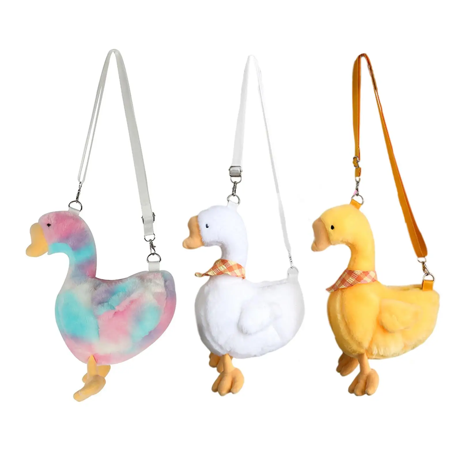 

Womens Shoulder Handbag Tote Scarf Duck Bag Women's Shoulder Bag Cute Plush