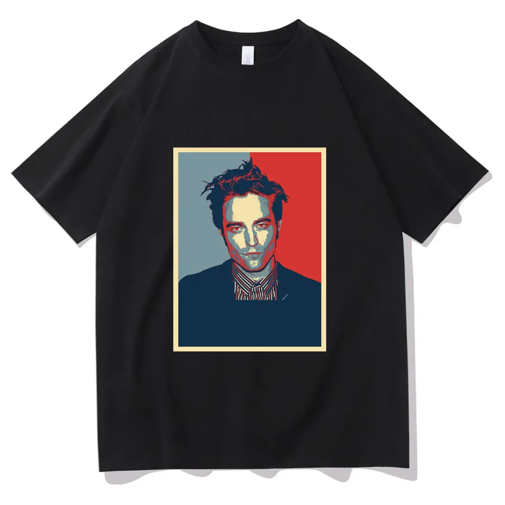

New Funny Mans Casual Robert Pattinson Standing Meme Tshirt Men Women Fashion Creativity T-shirt Summer Unisex Cool Rob Tee Tops