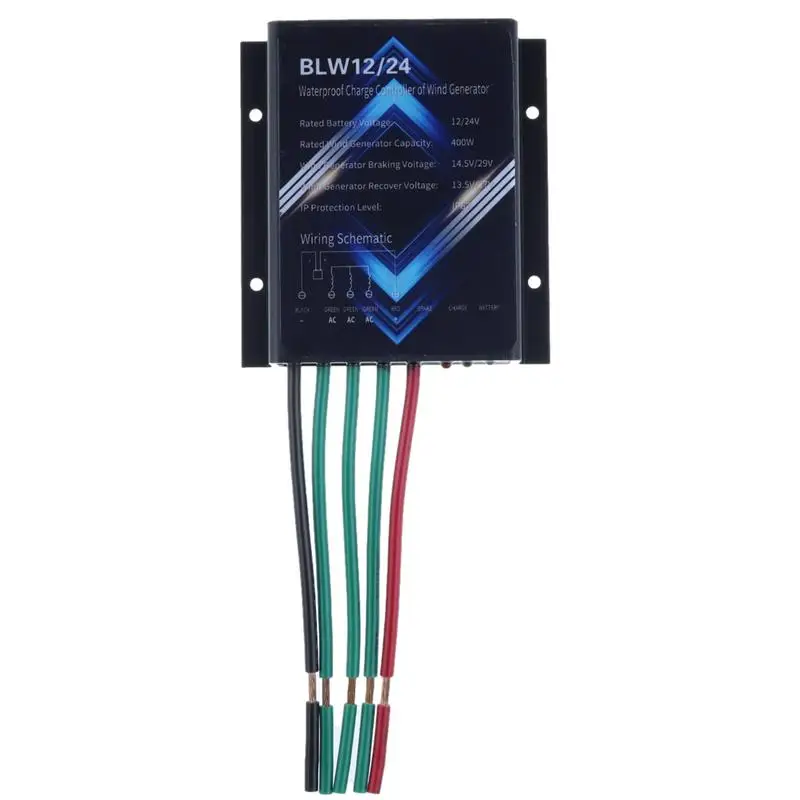 

Wind Turbine Controller DC 14.5-29V Wind Turbine Generator Charge Controller Regulator IP67 Waterproof Efficient Waterproof