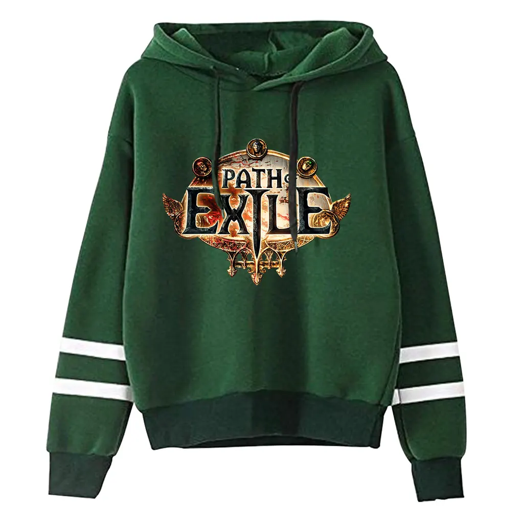 Толстовка с капюшоном Path of Exile Merch без карманов рукавами параллельными