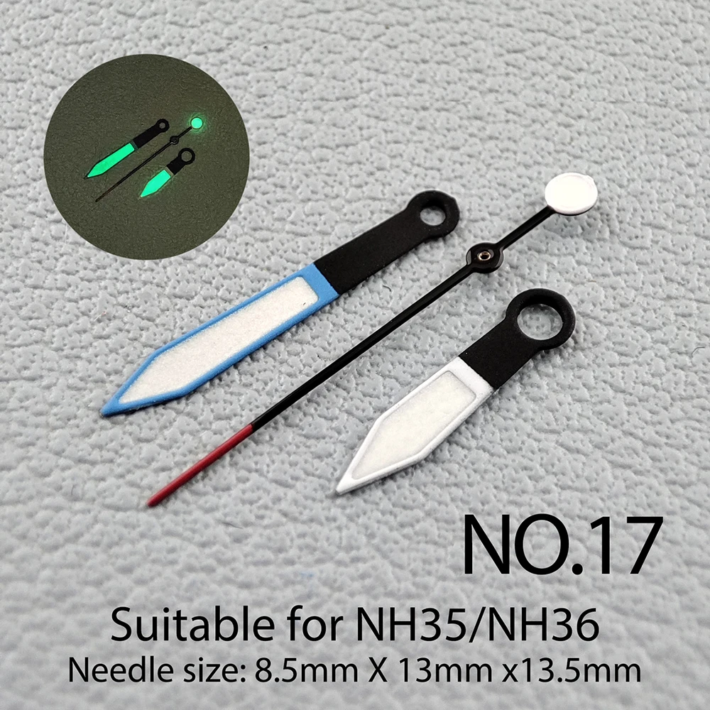 Золотая стрелка с супер люминесцентной указкой NH35 подходит для NH35/NH36 механизм