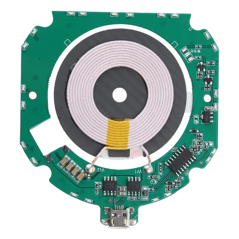 587D Qi Быстрое беспроводное зарядное устройство PCBA печатная плата модуль передатчика + катушка зарядки 10 Вт