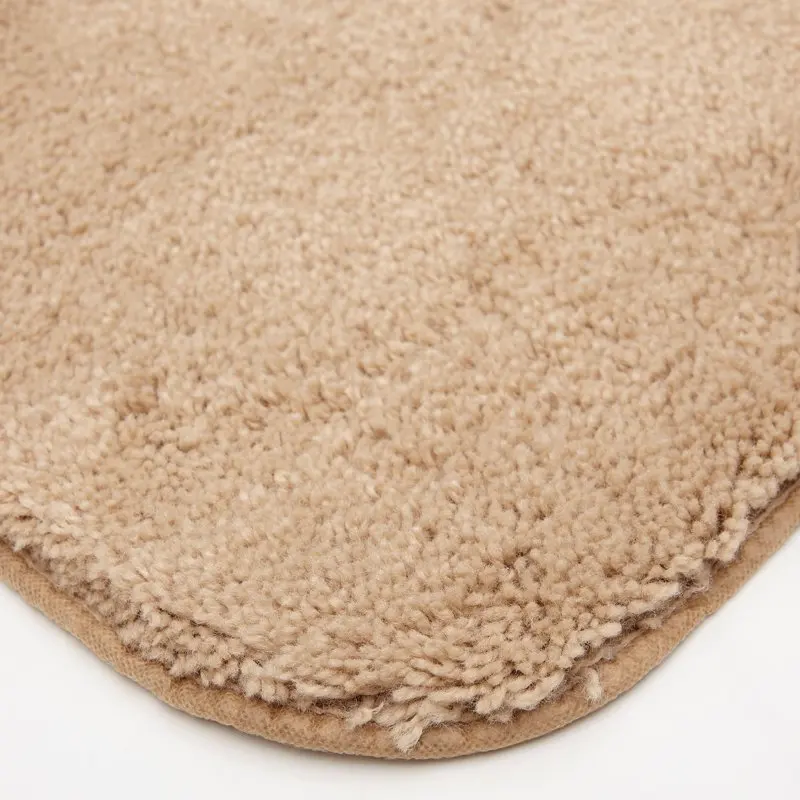 

Fresh and Soft Tan Linen Perfection Scatter Bath Rug, 1`8"x2`10"