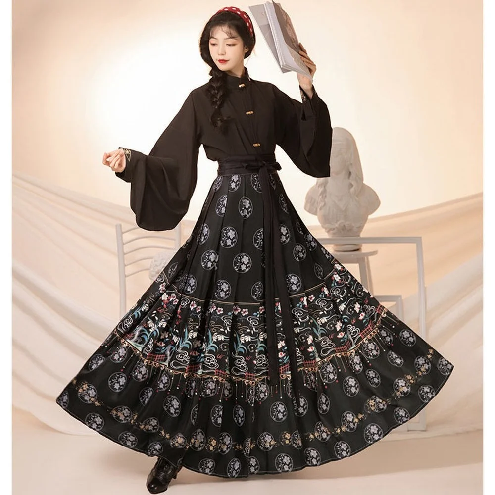 

Elegant Improved Hanfu Women's Princess Fairy Ancient Costume Chinese Style Top + Long Improved Hanfu Hanfu Women Modern