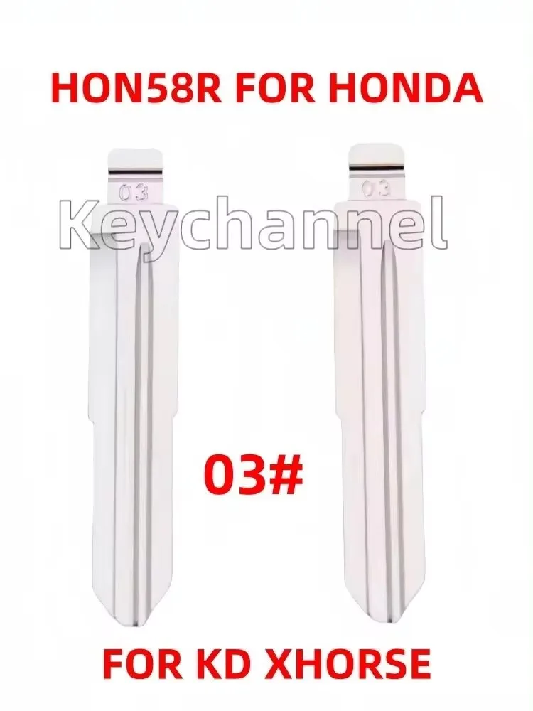 

Набор Из 10 Лезвий Для Автомобильных Ключей HON58 03 # Заготовка KD Для Honda Civic CRV Integra Legend Odyssey Shuttle Pass...