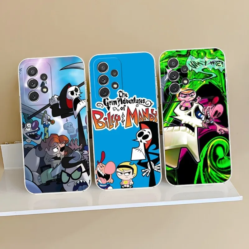 Grim Adventures Of Billy And Mandy Phone Case For Samsung S23 S20 S30 S22 S10 20Fe Note 20 10 Pro Plus Ultra A12 A42 A71 A91
