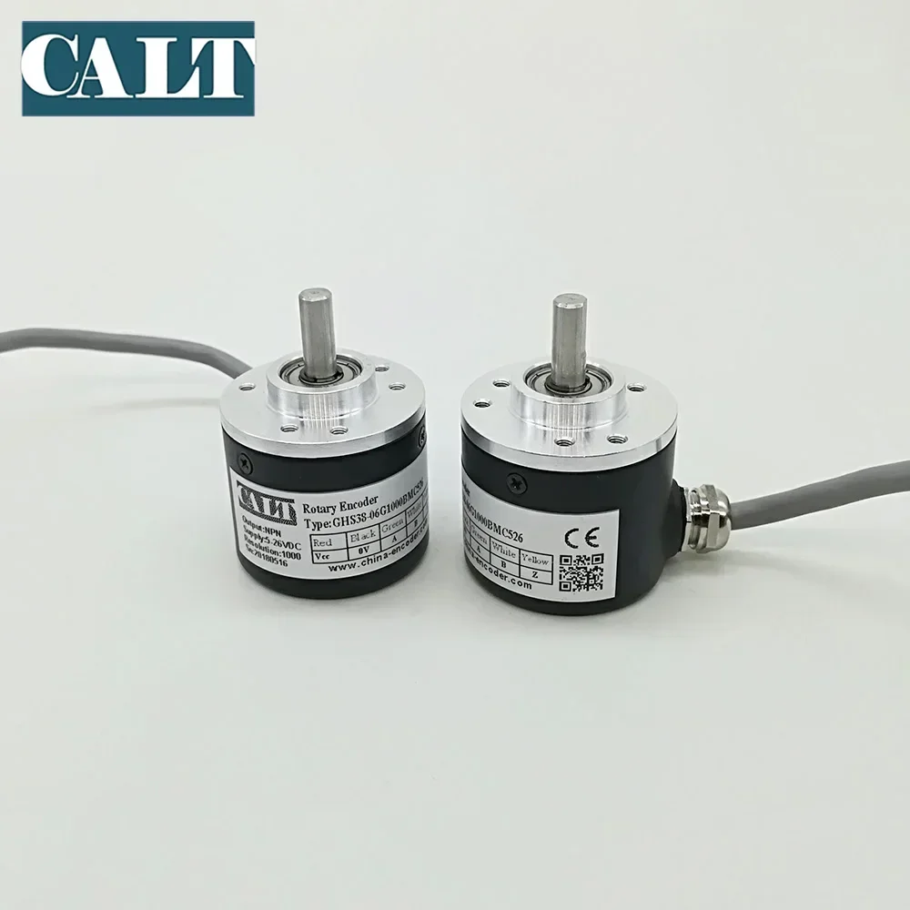 Хорошая цена на оптический поворотный энкодер 38 мм сплошной вал серия GHS38 выход с