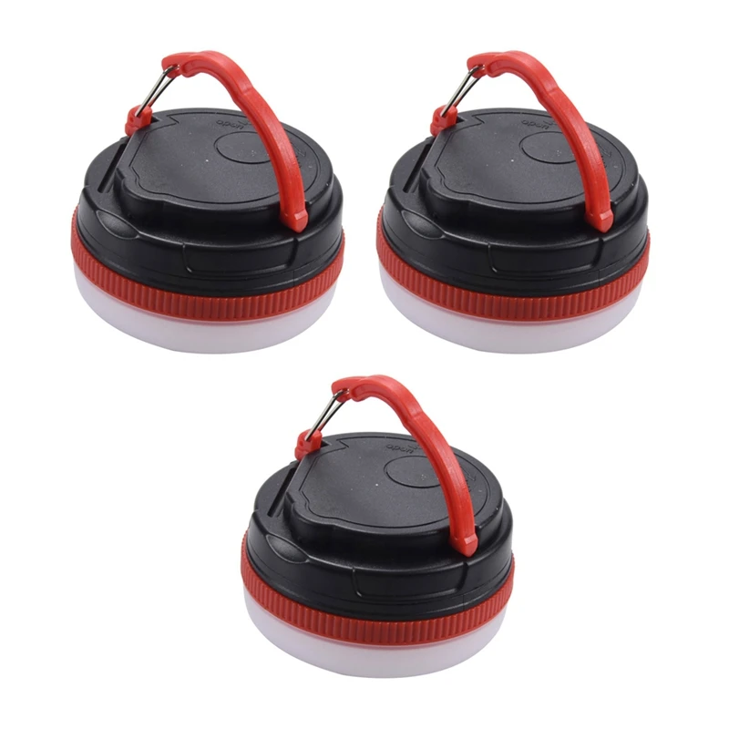 

New-3X Portable Camping Lights Ledwaterproof Camping Lantern Waterproof Tents Lamp Outdoor Hiking Fishing Night Light