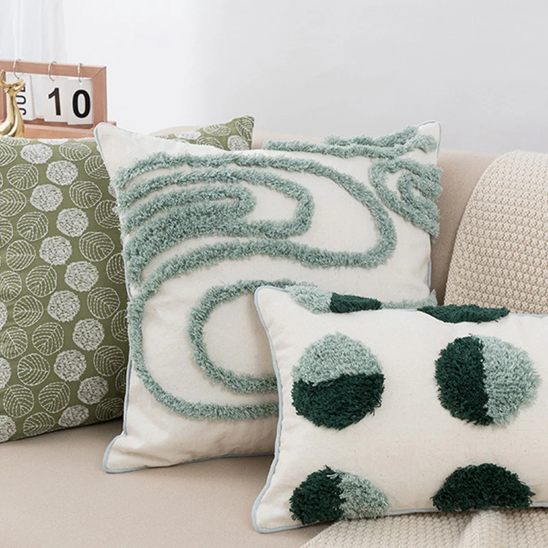 

Tufted Cushion Cover Moroccan Throw Pillow Case Decorative Tassel Home Pillowcase Nordic Ins Embroidery for Bed Living Room