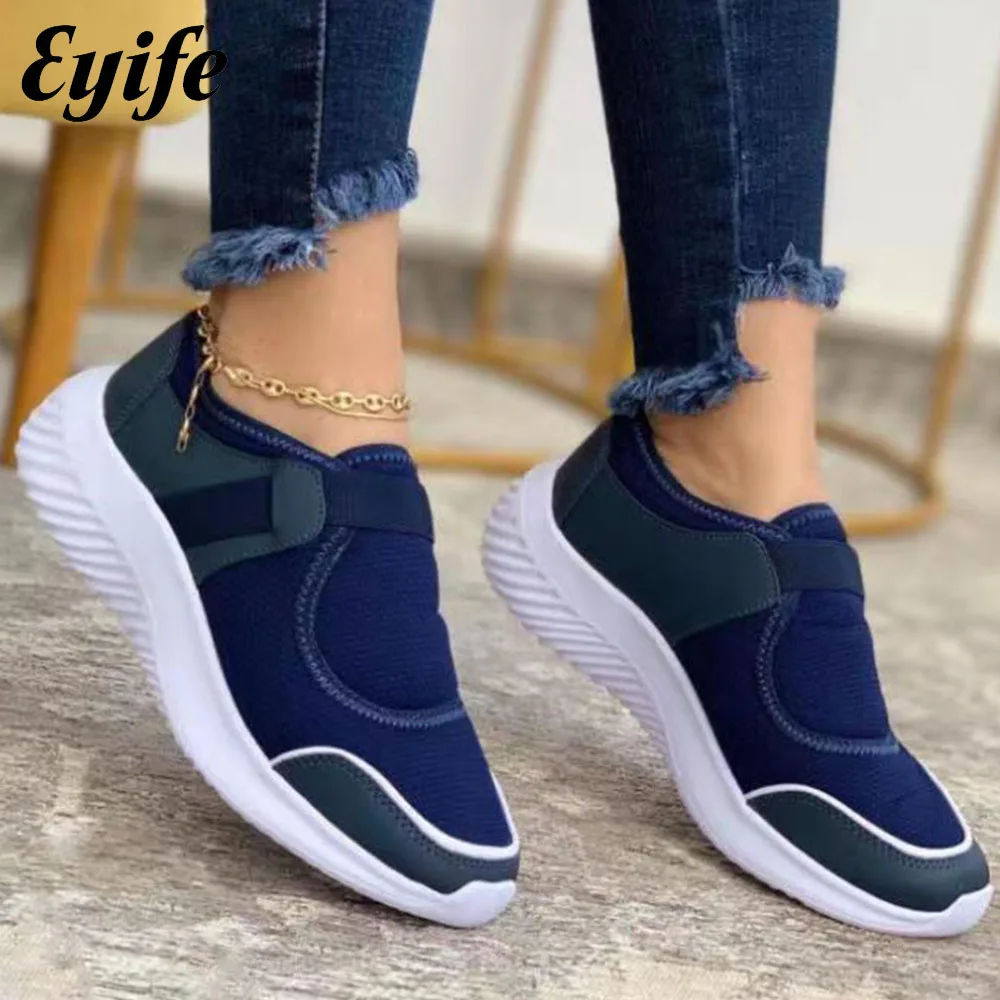 

Женские сетчатые кроссовки, повседневные дышащие кроссовки на шнуровке, на плоской подошве, для бега и прогулок, весна-осень 2023