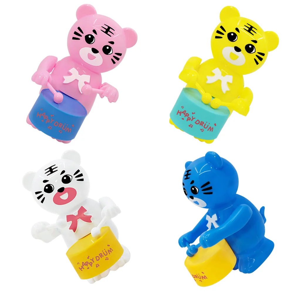 

4pcs Decorative Clockwork Tiger Toys Children Educational Plaything Funny