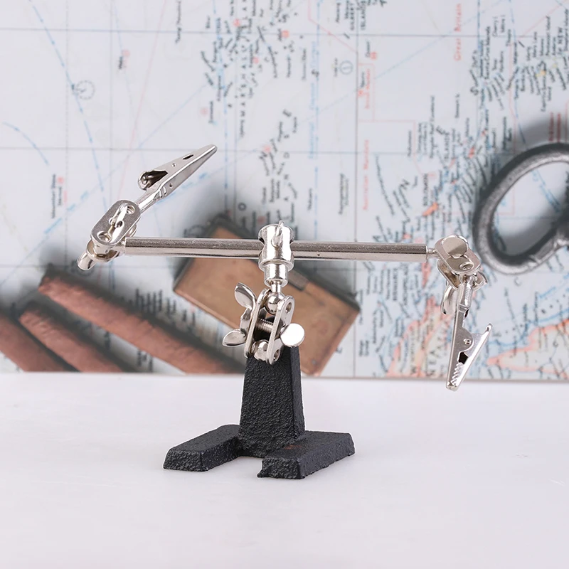 Подставка для паяльника с увеличительным стеклом 1 шт. 60 мм