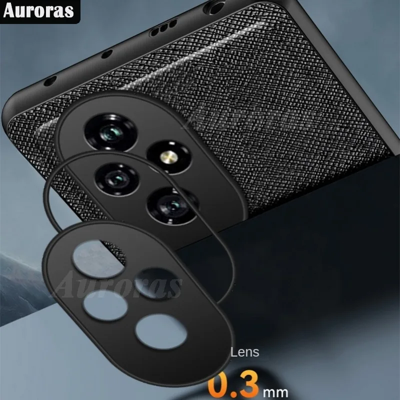 Auroras для Honor 200 Pro чехол Магнитная пластина кожаная Текстура силиконовый мягкий 100
