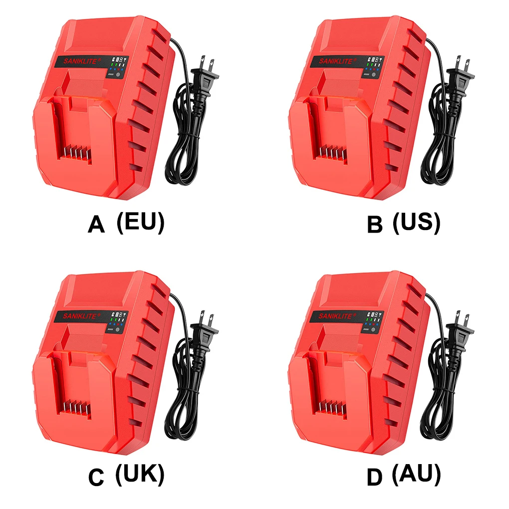 

Li-ion Battery Charger LED Display 4A DIY Electronic Drill USB Charging Adapter Quick Charge Replacing Plastic Power