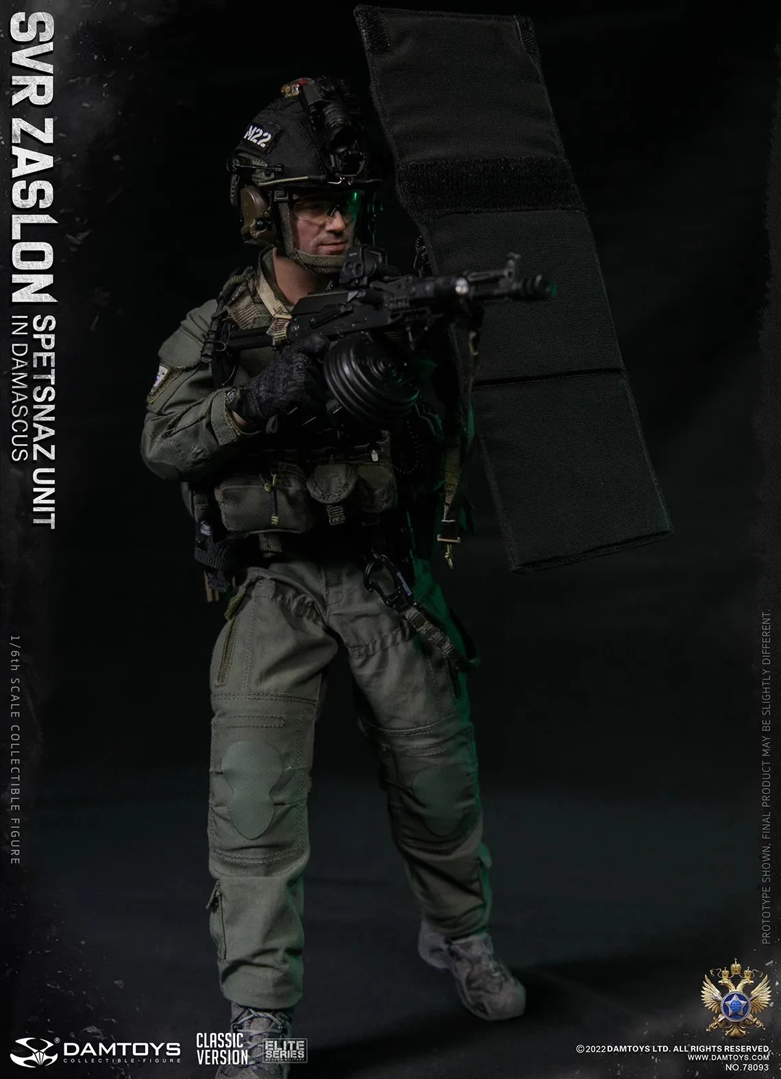 

DAMTOYS DAM 78093 1/6 Soldier Doll Russiam SVR Zaslon in Damascus Classic Version Full Set 12'' Action Figure Toy In Stock