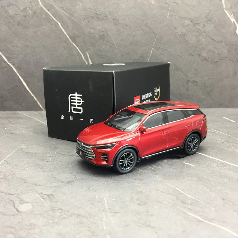 

Оригинальный Литой Сплав 1:43 BYD новое поколение Tang красная стая Классическая коллекция для взрослых статическая демонстрационная игрушка д...
