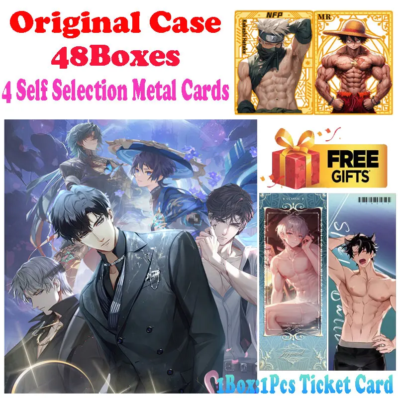 Новейшая оптовая продажа Husbando Manfu Collection Card Cartoon Booster Box Luffy Sanji Gojo TCG Популярная