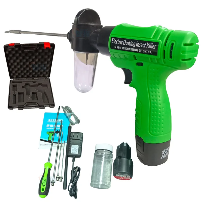 

12V9W точечный аппарат для цветов, пыльцы, аппликатор инсектицидов, распылитель порошка, порошок тараканов, термит, сухой порошок, распылитель