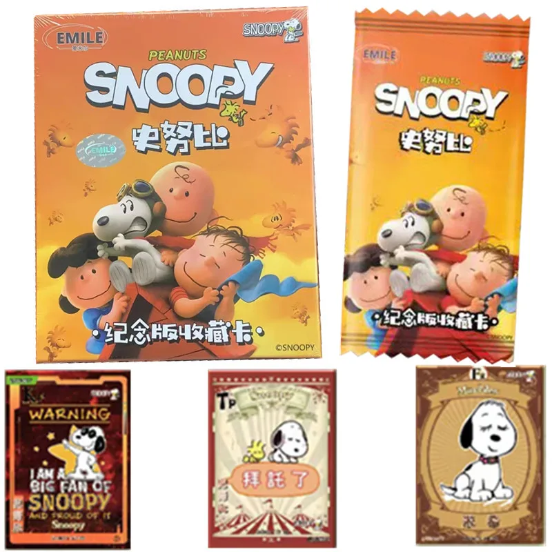 

Anime Snoopy Collection Cards Anniversary Edition Limited Trading Cards Rare HR PR DP Collection Cards Children's Birthday Gifts