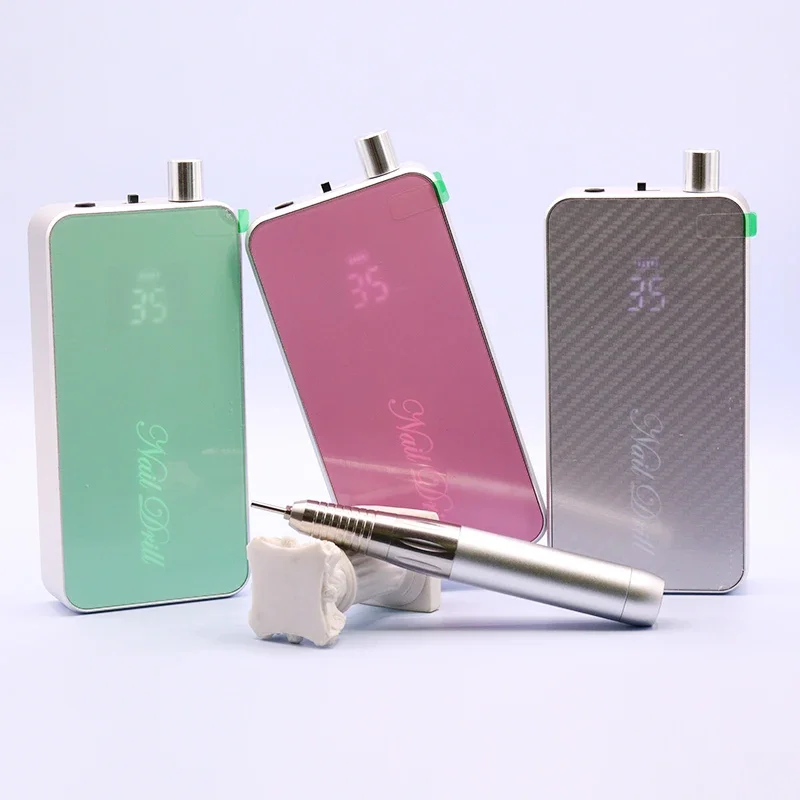 Высокомощная дрель для ногтей Pro Professional 35000 об/мин сильная электронная пилка