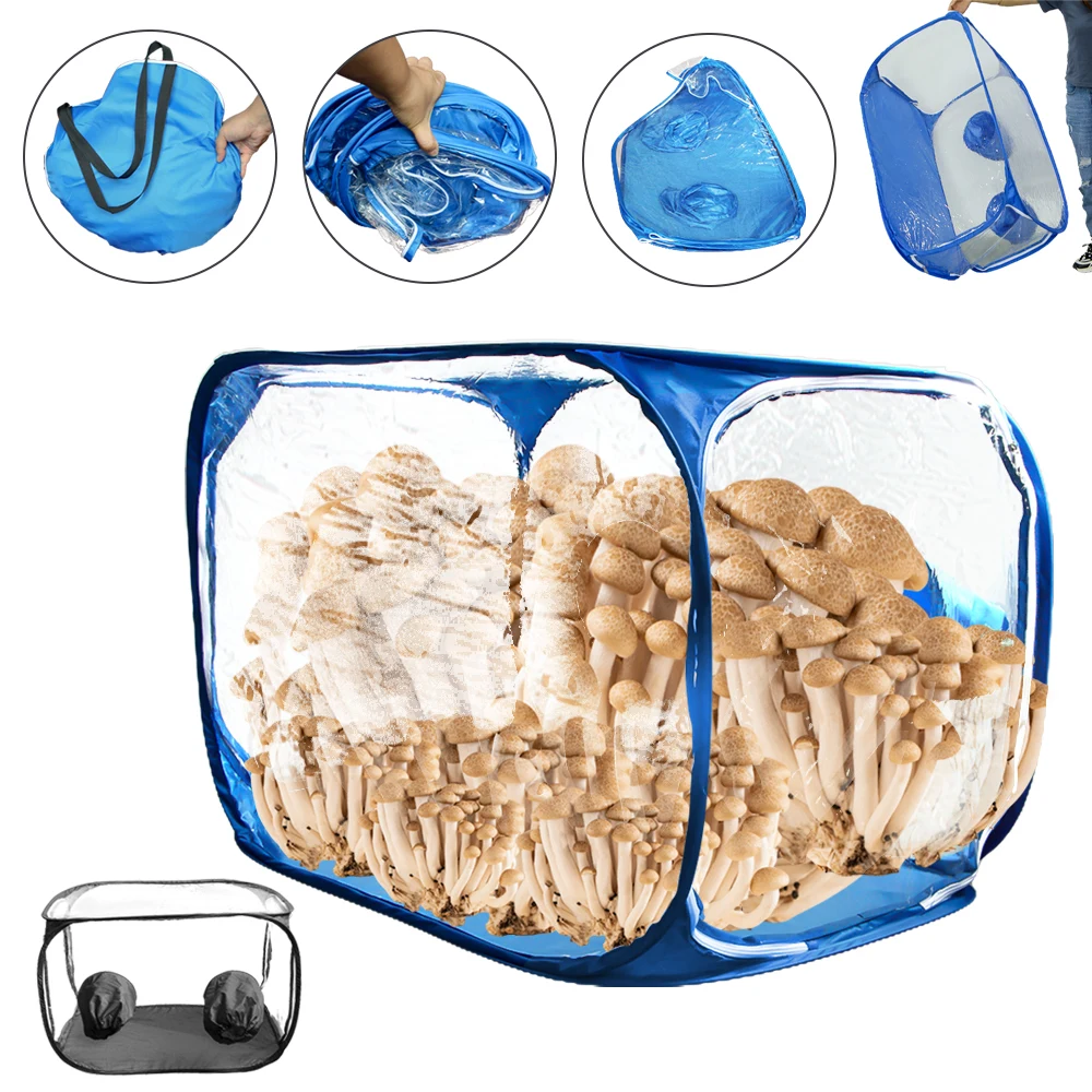 Переносная складная палатка для выращивания грибов пвх контейнер сада и