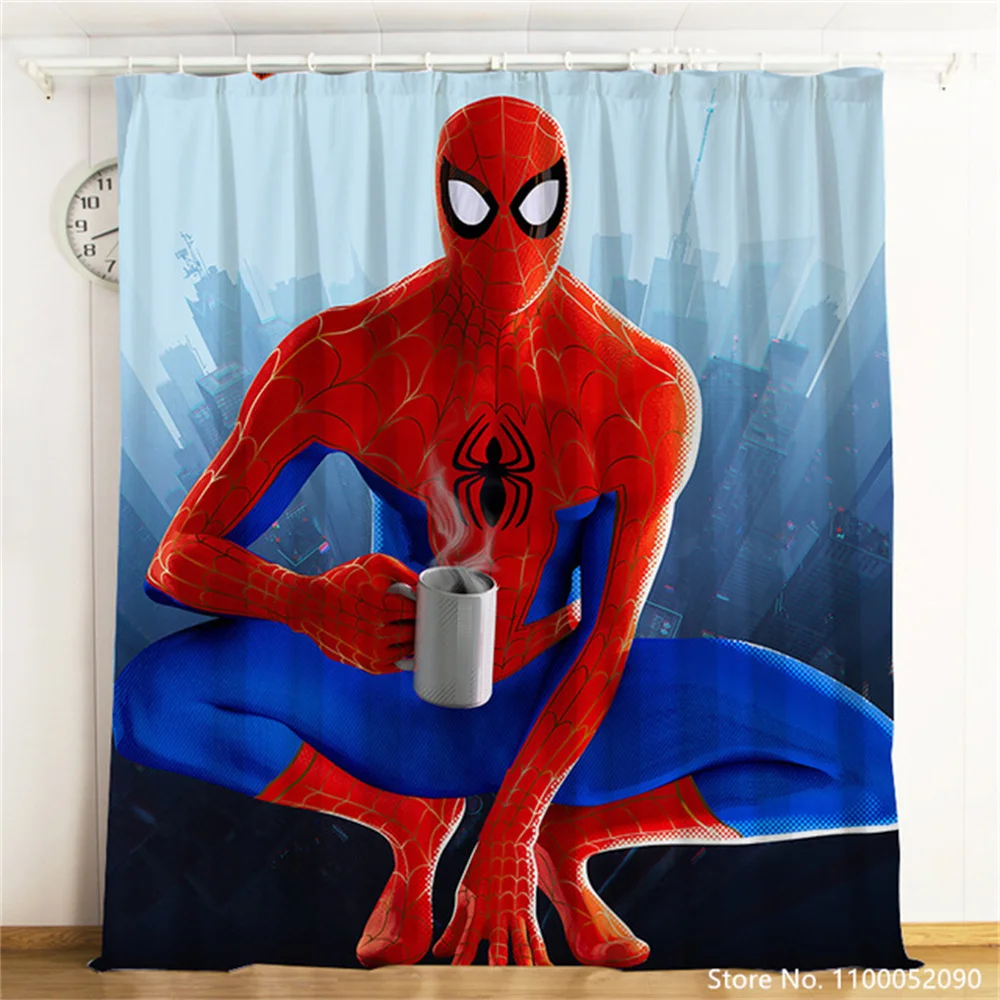 3d-занавески для душа с изображением Человека-паука водонепроницаемые плотные