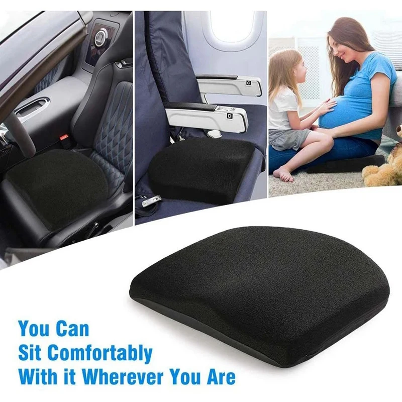

Automobiles Seat Covers Car Seat Cushion Pad Memory Foam Mat For Auto Office Chair Back Sciatica Pain Relief