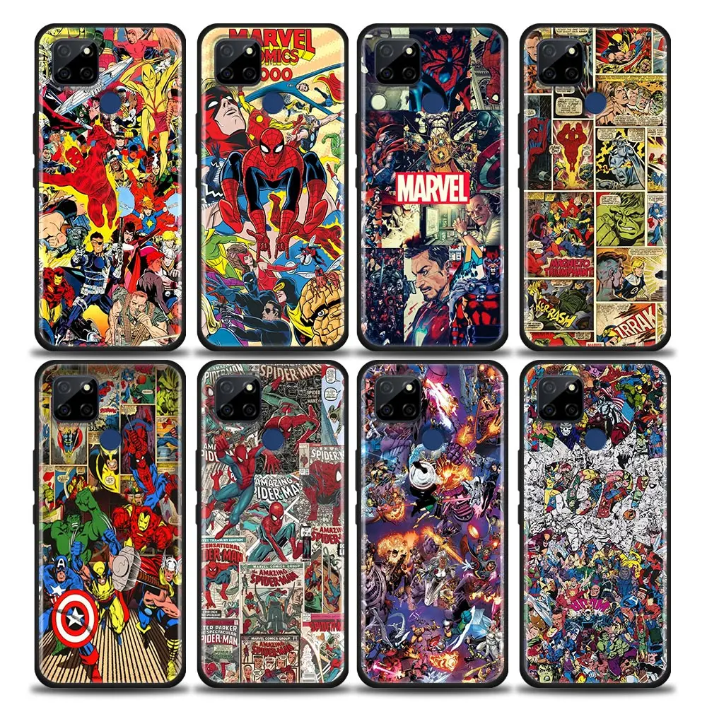 

Funny Marvel Avengers Poster Comics Phone Case For Oppo Realme C35 C20 C25 C21 C12 C11 C2 A53 A74 A16 A15 A9 A54 A95 A93 A31 A52